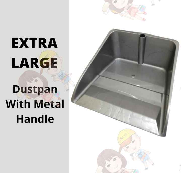 (Large) RAYACO HEAVY DUTY Plastic Dustpan with Metal Handle / Home