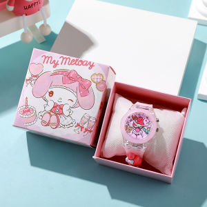 Jam Tangan Anak Kuromi Cinamorol Melody Sanrio Import Dapat BOX Cinamoroll Bisa Nyala