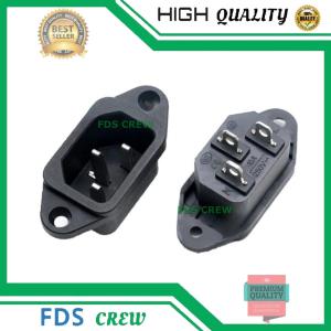 Socket AC Power 04 Adapter DB-04 3 Pin Konektor Listrik Iec C14 Socket