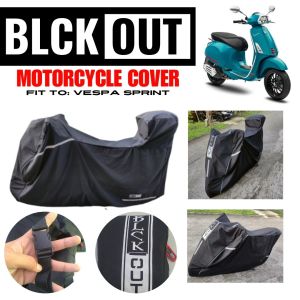 Vespa Sprint Motorcycle Cover by BLCKOUT Waterproof Motor Cover Convertible to with Top Box and without Top Box