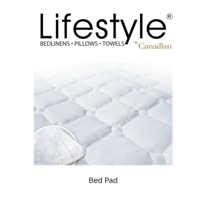 BED PAD QUILTED / BED TOPPER I Bed Accessories I LifestylebyCanadian