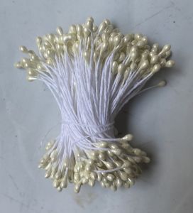 Bó Sợi Nhụy Hoa Nhị Hoa Đầu Tròn 2mm Trang Trí Làm Hoa Kẽm Nhung Handmade Nhiều Màu
