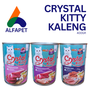 CAYANG Crystal kitty kaleng 400gr makanan kucing kaleng