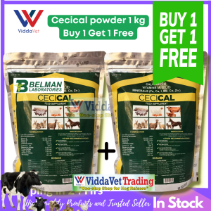 1kg + 1 kg Cecical Powder feed premix Cecical powder for dog 1kg Cecical powder 1 kilo calcium powder
