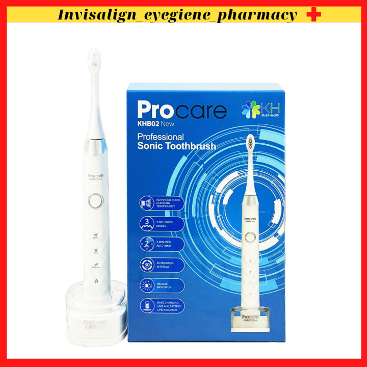 [KHÁNH HUYỀN-BẢO HÀNH 12 THÁNG] Bàn chải điện Procare KHB02 New DÙNG TRONG NHA KHOA, VỆ SINH RĂNG MIỆNG HÀNG NGÀY