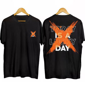 Danshop.bdg Baju Lengan Pendek IS A LUCKYDAY Bahan 24s nyaman dan tebal