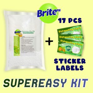 BritePH Dishwashing Liquid Kit w/ FREE Label Stickers