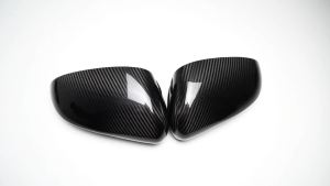 OnlyF U Carbon Fiber Exterior Side Door Wing Rear View Mirror Caps Car Rearview Mirror Shell Covers Trim For Genesis G70 2017-2025 8K3Q7