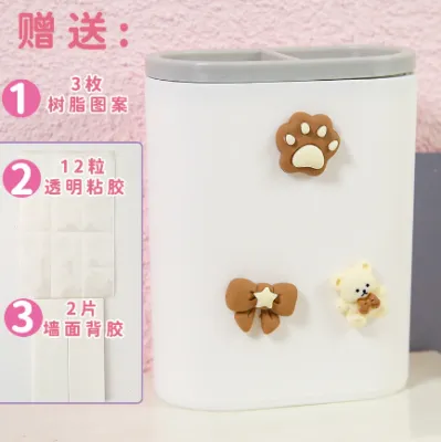 Tempat Pensil Dan Pulpen Karakter Desktop Multifungsi Pen Holder