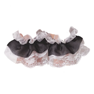 Japanese Maid Wrist Cuffs Lace Short Hand Sleeves for Wrist Coverage and Elegant Anime Outfit Dressingup Accessories