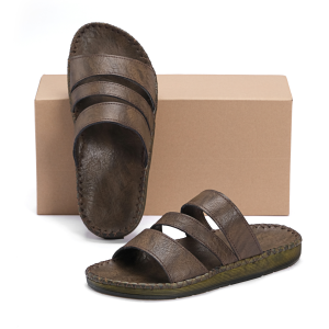 Dép nam cao cấp đế đúc nguyên khối may xung quanh Đế bảo hành 12 tháng🔹Mã Sản Phẩm:dép x đen