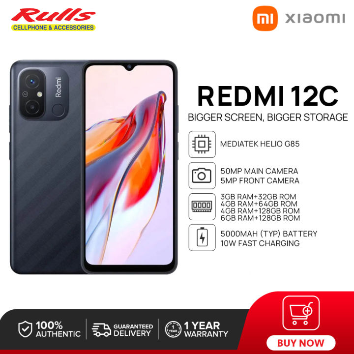 Xiaomi Redmi 12C Smartphone  3GB+32GB / 4GB+64GB / 4GB+128GB