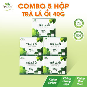 Combo 5 hộp Trà lá ổi túi lọc Goce - 5x40g