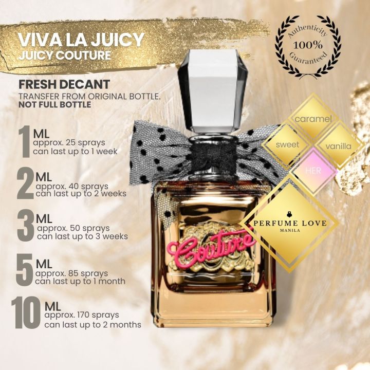 Women's Perfume Viva La Juicy Gold Couture Smell PERFUME