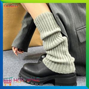 QUNED Lolita Leg Warmers Women Long Socks Wool Knitted Foot Cover Arm Warmer Autumn Winter Crochet Heap Socks Boot Cuffs Stockings