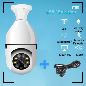 Buy 1 Take 1 CCTV Camera Wifi Connect To Cellphone V380 Pro 1080P HD Rotatable CCTV Bulb Camera 360 Rotation Home Night Vision Monitoring