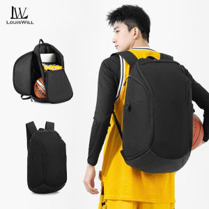 LouisWill Basketball Backpack Bag Outdoor Waterproof Gym Backpack Sports Backpack Gym Swim Bag Notebook Backpack Super Large Capacity for Men Women