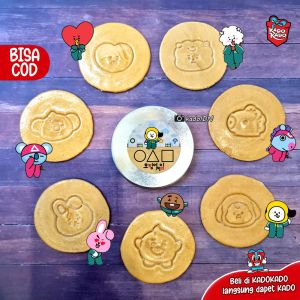 Dalgona candy / permen Dalgona Sequid gem by kado.idn