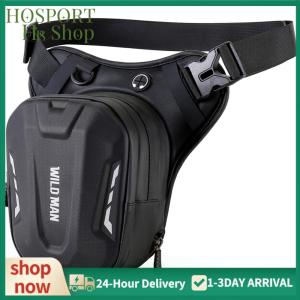 【HPS】 Durable Waterproof Motorcycle Bag Hip Bum Pack for Convenient Storage with Adjustable Straps for All Riders