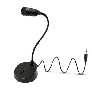 Professional Desktop Conference Microphone Mechanical Mute Button Digital/Analog Inputs Intelligent Noise reductions