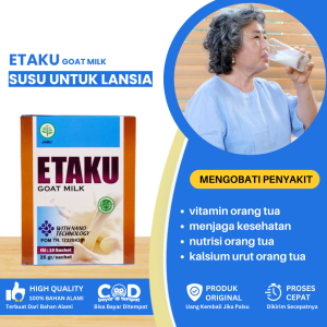Susu Untuk Lansia Obat Untuk Orang Tua Untuk Menjaga Kesehatan Susu Kalsium Tulang Susu Lansia Pengganti Makanan Nafsu Makan Kurang Obat Nutrisi Orang Tua Peningkat Daya Tahan Tubuh Obat Kalsium Urut Orang Tua - Susu Etaku