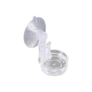 Multifunctional Reptiles Habitat Dish Feeder Bowl With Suction Easy Maintenances Plastic Design Tray For Small Animals