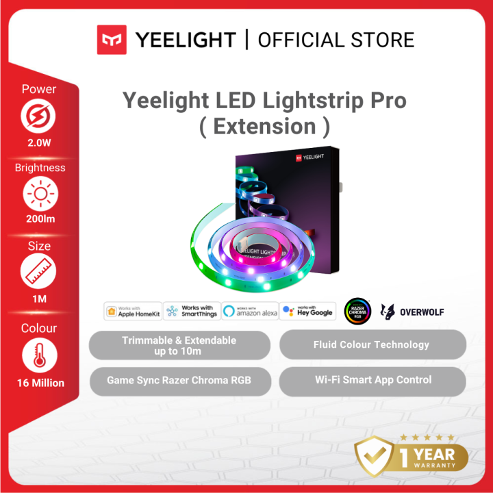 Yeelight LED Lightstrip Pro Fluid Color YLDD007 Extension Only 16