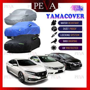 Honda Civic 2006-2018 YAMACOVER Single layer 3 Color Car Cover Full Protection Outdoor Waterproof Rain Dust Penutup Kereta Selimut
