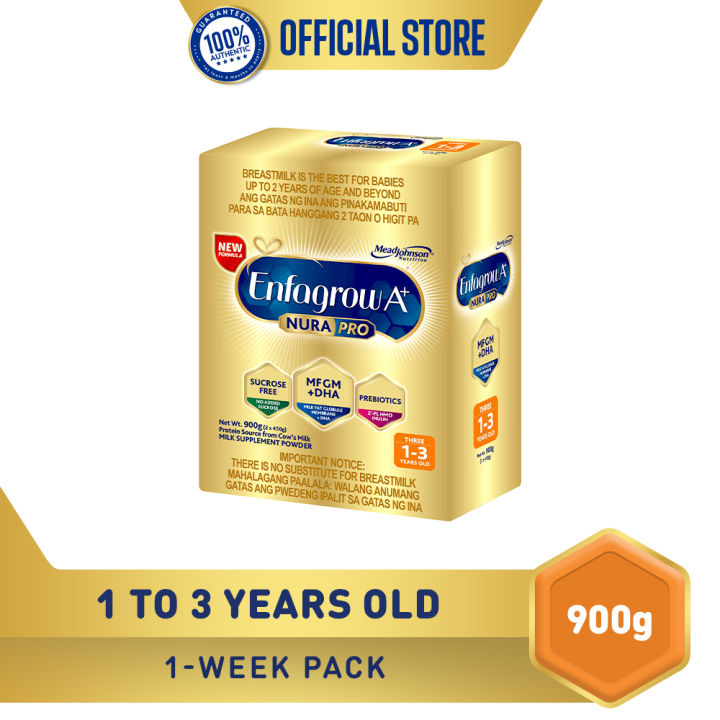Enfagrow A+ Three Nurapro 900g Milk Supplement Powder for Children