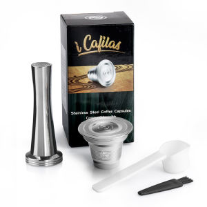 【i Cafilas】[HR-110] Reusable Coffee Capsule For Nespresso Filter Machine for LoR Barista Phillips Machine Crema Coffee Refillable Basket