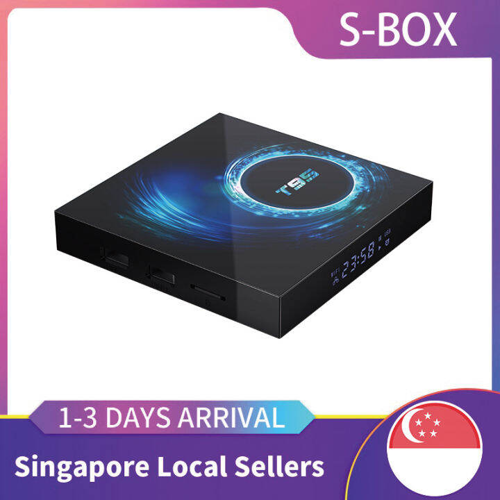 New T95 4GB+128GB Android 10 Bluetooh And Wifi Smart Tv Android Box ...