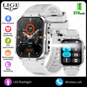 LIGE Original Smart Watch Men and Women Wireless Call Smart Bracelet Monitor Waterproof Military Sport Fitness Tracker