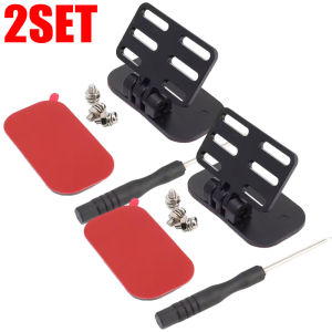 2Sets Universal Rear Camera Mounting Bracket Dash Cam Mirror Cam Backup Camera Mount Rearview Camera Holder Back Up Rear View