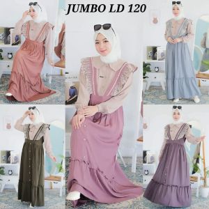 MAXI DRESS WANITA JUMBO XXL LD 120 DRESS KONDANGAN WANITA MEWAH TERBARU GAMIS WANITA MUSLIM TEMI