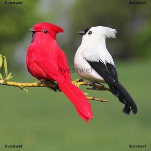 [COD] livestwef ruyifang 1Pcs birds artificial feather foam doves wedding decoration venue ornament