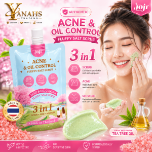 JOJI SECRET YOUNG FLUFFY SALT SCRUB ACNE & OIL CONTROL 100% ORIGINAL FROM THAILAND