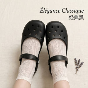 [Free Shipping] WomenS Ballet Clogs EVA New Style Flower Pearl Cute Princess Slip-On Closed-Toe Shoes Slippers For Women