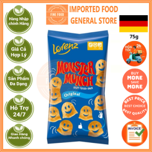 Bánh snack khoai tây Monster Munch vị truyền thống Lorenz 75g