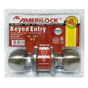 COD AmeriLock Door Knob Lock Stainless Spherical Door Lock (587 S/S)Fast Shipping