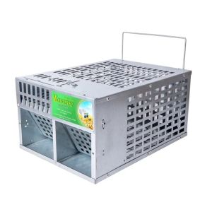 KUAIBU High Quality Double-door Big Mouse Rats Live Trap Cage/Strong Catch Bait/Pest Control