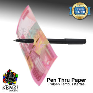 Sulap Pen thru bill Long - Alat Sulap Pulpen tembus Uang - KZ036
