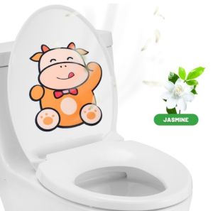 สติ๊กเกอร์ดับกลิ่นในห้องน้ำ รูปการ์ตูน ระงับกลิ่นเหม็น มีกาวในตัว กระดาษหอม