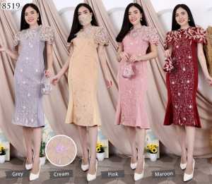 Dress Brokat Scuba Import: Pakaian Formal Wanita Berkualitas