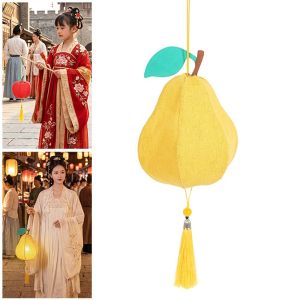 DOOUR Hình Dạng Trái Cây Đèn Tết Trung Thu Phong cách Trung Quốc với Tassel Đèn lồng cầm tay hình trái cây Dễ thương Tự làm Bộ dụng cụ làm đèn lồng tự làm Tết Trung Thu