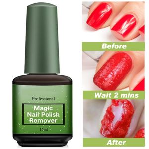 B&E 15ml Nail Gel Magic Remover Soak Off Polish Acrylic Clean Degreaser For Art Remove Tool Gel Polish Remover