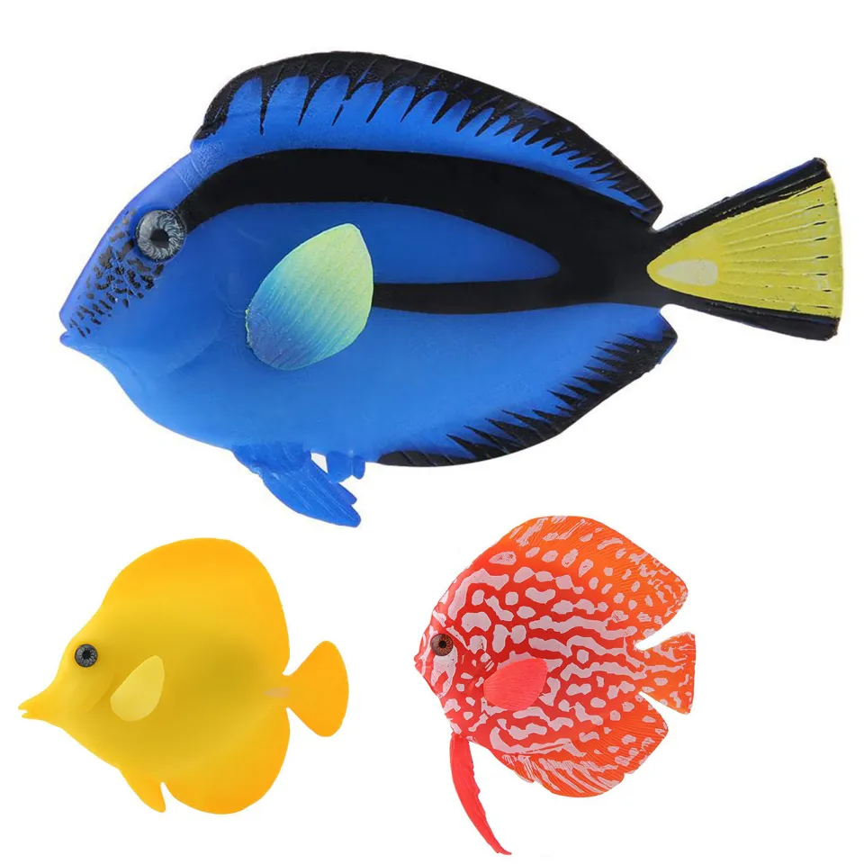 huanhuang® Artificial Fish Simulation Floating Faux Clownfish Fish