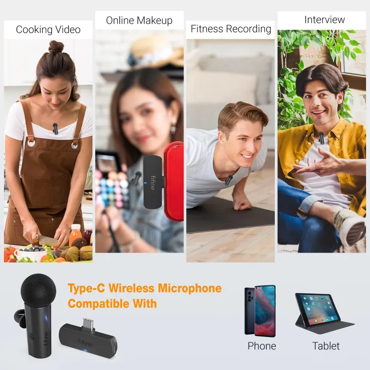FIFINE TECHNOLOGY USB Lavalier Microphone, Lapel Nigeria