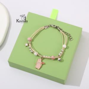 Gelang Tsania Karakter Lucu Fashion Bracelet Manik Tali Couple Sahabat