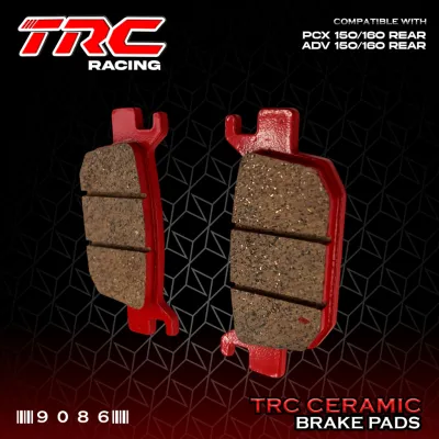 TRC RACING CERAMIC BRAKE PADS STOCK CALIPER for PCX 150/160 REAR ADV 150/160 REAR 9086