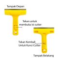 Portable Scraper DEDING Bukan Camel Pisau Kape Kp Scrap Scrab Sekrap Skrap Karet Alat Pembersih Lantai Kaca Ubin Cermin Keramik Gedung Merk DEDING Cutter Serbaguna By Satria Teknik. 